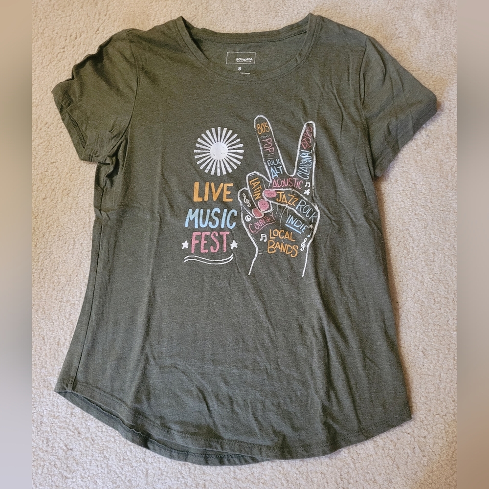 Green Sonoma Tee Shirt Womens Small